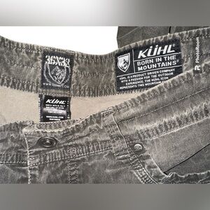 Kuhl Pants Womens Size 16 Gray Hiking Outdoor Workwear Rugged Distressed